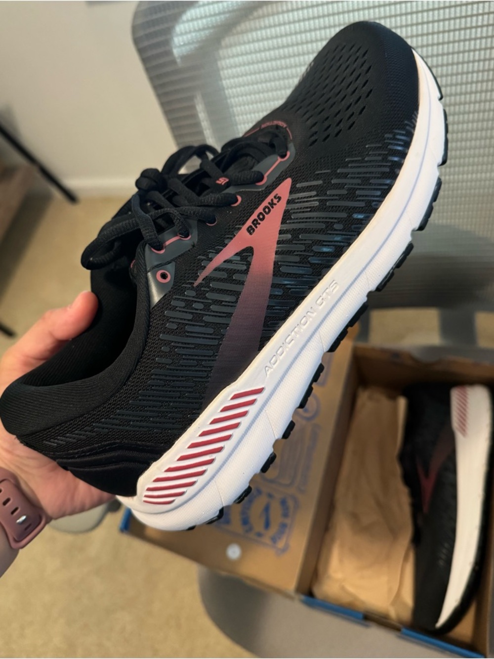 Brooks Addiction GTS 15 Size 10.5 WIDE - Picture 4 of 5